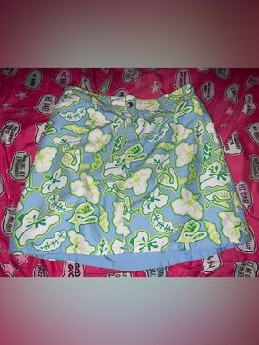 Women’s Y2K 2000s reversible blue skirt
